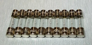 10Pcs 1.25A Glass Fuse M205 5mm x 20mm Slow Blow T1.25AL 250V AUSTRALUX - Picture 1 of 2