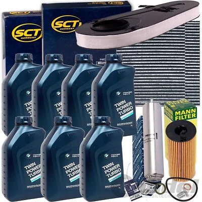 Inspection Package + Genuine BMW 5W30 Oil LL 04 Fits BMW 5 Series F10 F11 - Image 1 of 4