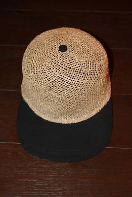 BAILEY TALLA S PEQUEÑO BÉISBOL SISAL SOMBRERO DE PAJA - NUEVO CON ETIQUETAS Foto 1 de 4