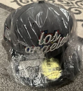 NWT New Era NBA Los Angeles Clippers 2022-23 City Edition Cap Hat Sz 7 5/8 - Picture 1 of 2