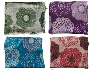 Women's Scarf Wrap Shawl Soft Lightweight Viscose Floral Print - 4 Colours - Picture 1 of 18