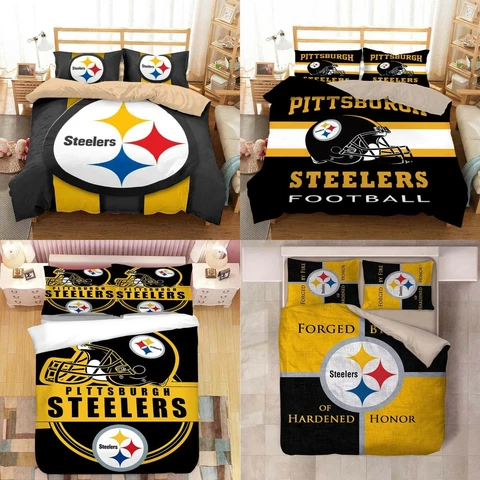Pittsburgh Steelers Bedding Sets 3PCS Duvet Covers Comforter Covers Pillowcases Cover