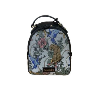 BRACCIALINI Borsa Donna Zaino Piccolo da spalla giaguari e pappagalli B17774 - Imagen 1 de 6
