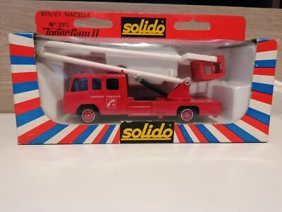 SOLIDO 3112 BERLIET 770 CAMIVA NACELLE SAPEURS POMPIERS 1:50 MADE IN FRANCE - Immagine 1 di 4