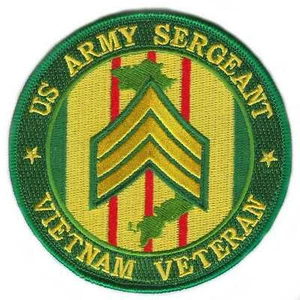 Parche para sargento del ejército de Vietnam veterano - Imagen 1 de 1
