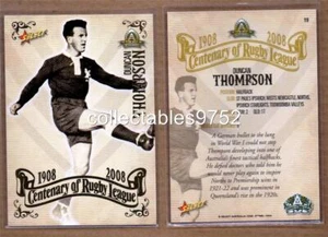 MINT 2008 NRL Select Centenary of Rugby League Duncan Thompson 19 - Picture 1 of 1