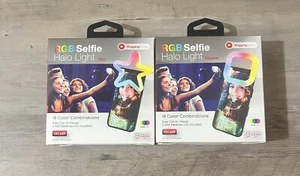 RGB Selfie Halo Light Star & Square Shape (2, New) - Picture 1 of 2