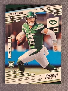 2021 Chronicles Prestige #202 Zach Wilson Rookie RC Red Foil /199 SP - Picture 1 of 3