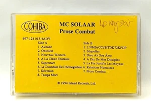 (Cass) MC Solaar – Prose Combat , Album, Promo, 697-124 013-4ADV, Rare. - Picture 1 of 4