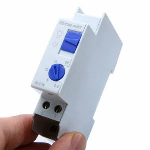 Durable 16A DIN Rail Staircase Electronic Relay Switch Time Timer Corridor MU# - Picture 1 of 7