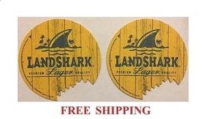 LANDSHARK ISLAND LAGER 20 SHARK BITE STYLE BEER BAR COASTERS NEW - Picture 1 of 1