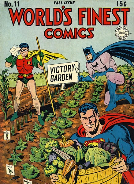 UNKNOWN World's Finest Comics #11 - Fall Issue 1943 - Comic Book Cover Poster