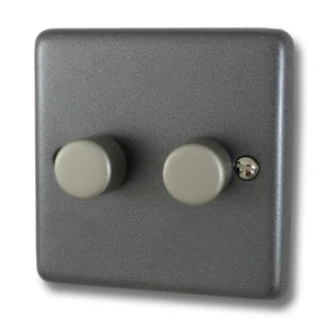Interruptor atenuador de placa estándar G&H CP12 2 velocidades 1 o 2 vías 40-400 W - Imagen 1 de 1