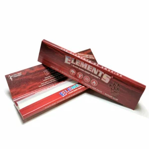 Elements rot Kingsize schmaler Hanf langsam brennende Rollpapiere Mehrfach kaufen - Bild 1 von 3