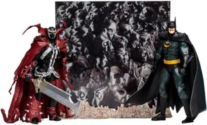 DC Multiverse Batman & Spawn Autographed 7" Action Figure 2-Pack NEW - Picture 1 of 3