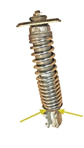 05 06 08 07 09 10 11 VESPA GTV250 GTS250 200L FRONT SHOCK ABSORBER CHROME GTS300 - Picture 1 of 5