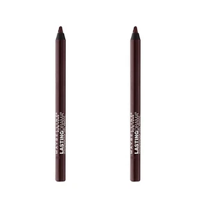 (Lot of 2) Maybelline Lasting Drama Eyeliner 852 Brown Waterproof Defining Nib - Picture 1 of 1