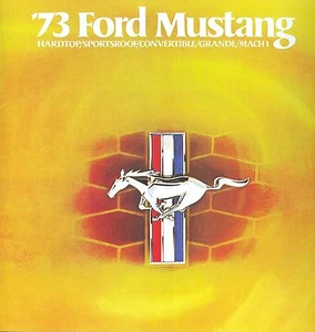 1973 MUSTANG/ MACH 1 SALES BROCHURE - Picture 1 of 1