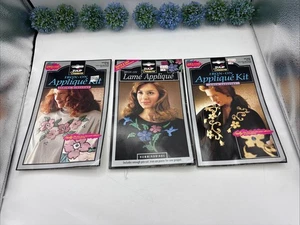 3 Tesori di Tulipani Kit Applique Ferro Arazzo Oro,Fiori Primaverili,Colibrì - Foto 1 di 8