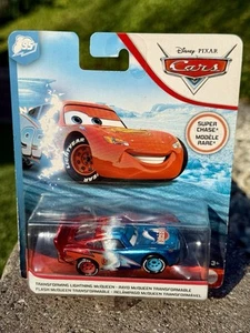 DISNEY PIXAR CARS SUPER CHASE TRANSFORMING LIGHTNING MCQUEEN ULTRA RARE!!! - Picture 1 of 1