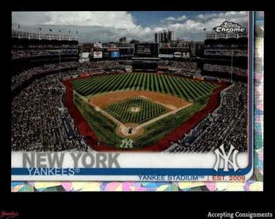 2019 Topps Chrome Sapphire #47 Yankee Stadium - Image 1 of 2