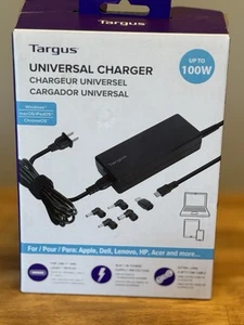 BRAND NEW TARGUS UNIVERSAL CHARGER APA108 / APM108TT - 100W USB-C AC - Picture 1 of 5