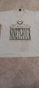 Vintage T Shirt 90's Class Of 1994 Single Stitch XL EUC Graduation - Picture 1 of 9