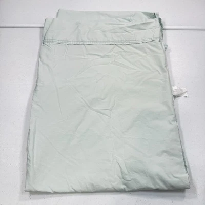 vintage wamsutta twin flat sheet light green 100% cotton traditional - Image 1 of 4