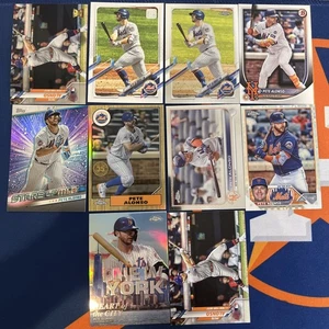 Lote de 10 tarjetas Pete Alonso Topps Insertar Bowman Cromo New York Mets Xfractor MLB - Imagen 1 de 3