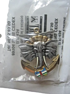 INSIGNE DES TROUPES DE MARINE OPEX CENTRAFRIQUE EFAO (SOUS EMBALLAGE D'ORIGINE) - Picture 1 of 4