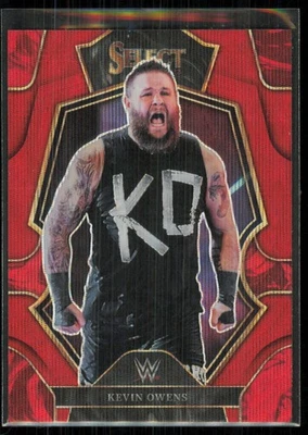 2023 Select WWE Premier Level Red Wave Prizm KO Kevin Owens #169 - Image 1 of 2