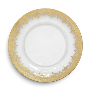 NEW Arte Italica Vetro Charger Plate Gold 32cm - Picture 1 of 2