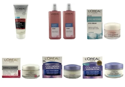 L’Oreal Paris Revitalift, Hydra Fresh Mixed Lot Skin Care - Lot of 7, New - Image 1 of 4