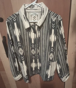 Back In The Saddle Western Jacquard Aztek Jacke Farbe Multi Größe XL - Bild 1 von 10