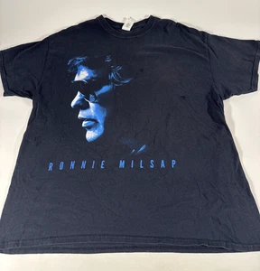 Vintage Rare Ronnie Milsap XL T-Shirt Double Sided Men’s Smokey Mountain Rain - Picture 1 of 14