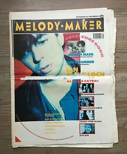 Melody Maker: Johnny Marr, Joe Strummer, Ian McCulloch, 30 September 1989 - Picture 1 of 1