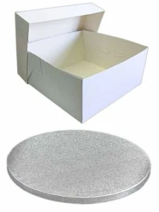 2 x 16 Zoll Kuchenboxen & 2 x 14 Zoll Runde Kuchentrommeln - Bild 1 von 1