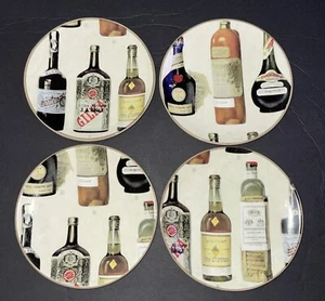 4er Set! Williams Sonoma 2011 Vintage Spirituosen Vorspeise 6,5" Teller - Bild 1 von 8
