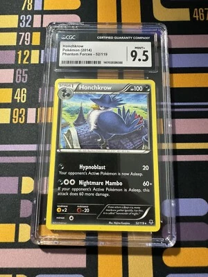 CGC 9.5 Honchkrow 52/119 XY: Phantom Forces (2014) - Image 1 of 2