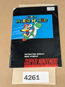 Super Mario World - SNES- Manual Only **NO GAME! - Bild 1 von 18
