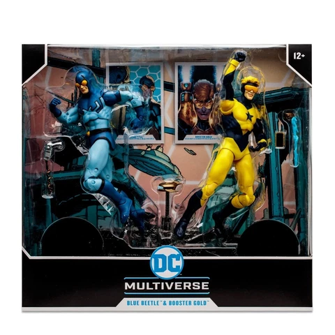 MCFARLANE TOYS DC MULTIVERSE BLUE BEETLE & BOOSTER GOLD ACTION FIGURE SET Cover