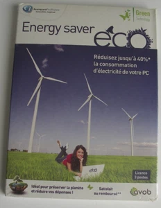 ENERGY SAVER écologique énergie LOGICIEL BUREAUTIQUE PC CD ROM NEUF SCELLÉ RARE - Photo 1/5