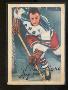 1953-54 Parkhurst #58 Hy Buller New York Rangers hockey card AB-3400 - Picture 1 of 2