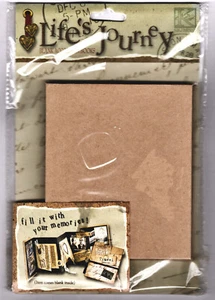 K&Company LIFE'S JOURNEY KRAFT AKKORDEON BUCH Sammelalbum Altered Art JUNK JOURNAL - Bild 1 von 3