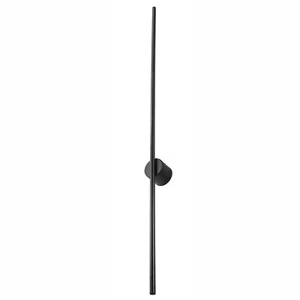 LED Wandlampe Metall H:120 cm Schwarz neutralweiß 1600 lm Wandleuchte indirekt - Bild 1 von 8