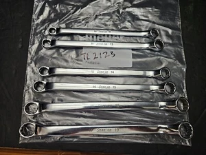 SNAP ON 6 PC #XBM SERIES METRIC 12 PT 10MM-19MM FLANK DR 10 DEG OFFSET BOX SET - Picture 1 of 13