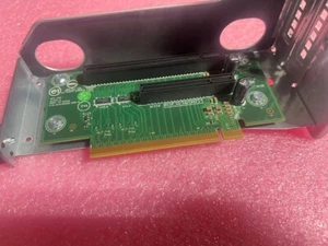KGP90 Dell PowerEdge R530 PCI-E 3 x8 x16 Riser Cage 0KGP90 W/ Bracket - Picture 1 of 4