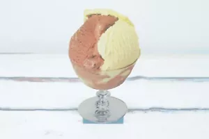 De colección Tazón de Helado Soda Fuente Troquelado Litografía Cartón Comedor Decoración Años 50 - Imagen 1 de 10