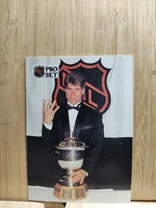 RAY BOURQUE 🏆1991 Pro Set #322 James Memorial Trophy NHL Hockey Card🏆FREE POST - Picture 1 of 2