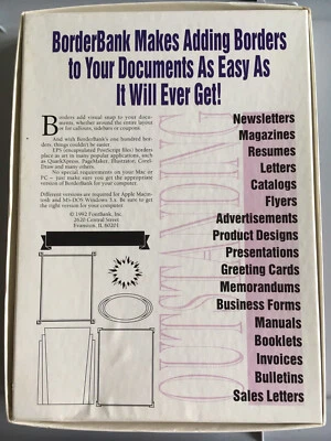 web publishing  Borderbank 100 Borders 3 Floppy Discs 3.5 Inch Diskette - Image 1 of 4